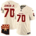 Arizona Cardinals #70 Paris Johnson Jr. 2025 F.U.S.E. “Rivalries” Vapor Untouchable Limited Football Stitched Jersey