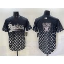 Las Vegas Raiders Team Big Logo Black Limited Stitched Jersey
