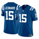 Indianapolis Colts #15 Riley Leonard Blue 2025 F.U.S.E. Vapor Limited Football Stitched Jersey