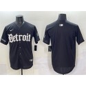 Detroit Lions Blank Black 'Motor Gothic Edition' Vapor Premier Limited Stitched Jersey