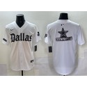 Dallas Cowboys Team Big Logo White 'Gothic Lone Star Edition' Limited Stitched Jersey