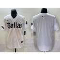 Dallas Cowboys Blank White 'Gothic Lone Star Edition' Limited Stitched Jersey