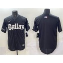 Dallas Cowboys Blank Black 'Gothic Lone Star Edition' Limited Stitched Jersey
