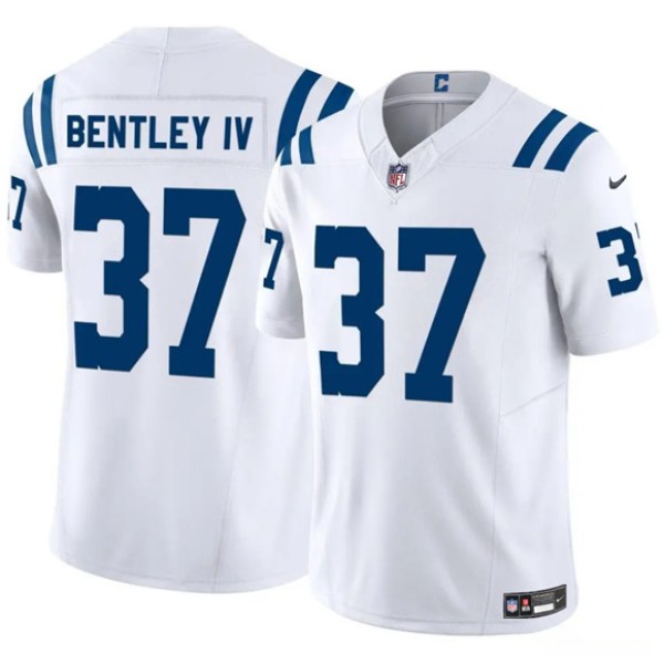 Indianapolis Colts #37 Ulysses Bentley IV White 2025 F.U.S.E. Vapor Limited Football Stitched Jersey