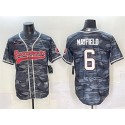Tampa Bay Buccaneers #6 Baker Mayfield Grey Camo Cool Base Stitched Jersey