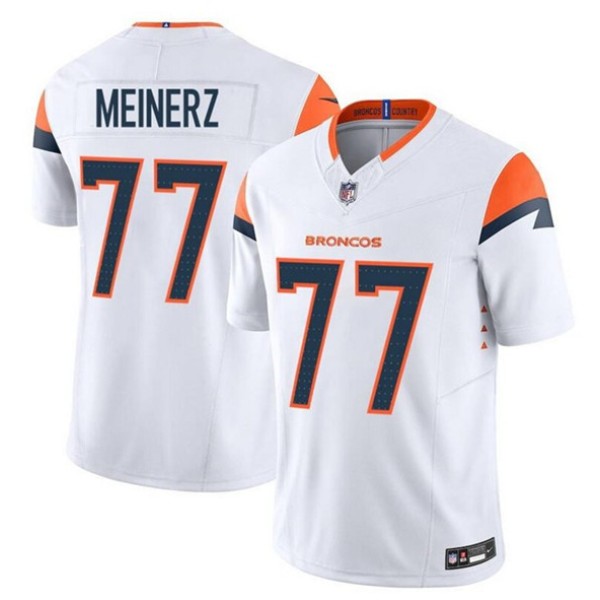 Denver Broncos #77 Quinn Meinerz White F.U.S.E. Vapor Limited Football Stitched Jersey