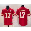 Kansas City Chiefs #17 Chris Conley Red Vapor Untouchable Limited Football Stitched Jersey