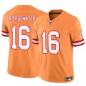 Tampa Bay Buccaneers #16 Teddy Bridgewater Orange F.U.S.E. Throwback Limited Football Stitched Jersey