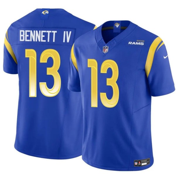 Los Angeles Rams #13 Stetson Bennett IV Blue 2024 F.U.S.E. Vapor Untouchable Football Stitched Jersey