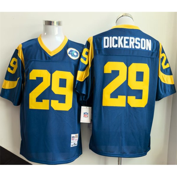 Los Angeles Rams #29 Eric Dickerson Royal Throwback Football Stitched Jersey