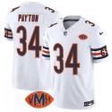Chicago Bears #34 Walter Payton White 2025 F.U.S.E. With VMH Patch Vapor Untouchable Limited Football Stitched Jersey
