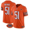 Chicago Bears #51 Dick Butkus Orange 2025 F.U.S.E. With VMH Patch Vapor Untouchable Limited Football Stitched Jersey