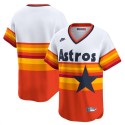 Houston Astros White Throwback Cooperstown Collection Limited Stitched Jersey
