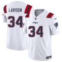 New England Patriots #34 Lan Larison White 2025 F.U.S.E. Vapor Limited Stitched Jersey