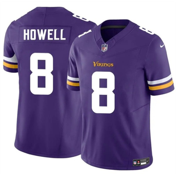 Minnesota Vikings #8 Sam Howell Purple 2024 F.U.S.E. Vapor Untouchable Limited Football Stitched Jersey