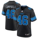 Detroit Lions #46 Jack Campbell Black 2nd Alternate Vapor Limited Football Stitched Game Jersey