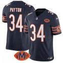 Chicago Bears #34 Walter Payton Navy 2025 F.U.S.E. With VMH Patch Vapor Untouchable Limited Football Stitched Jersey