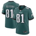 Philadelphia Eagles #81 Grant Calcaterra Midnight Green Vapor Stitched Limited Jersey