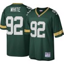 Green Bay Packers #92 Reggie White Mitchell Ness 1996 Throwback Green Jersey