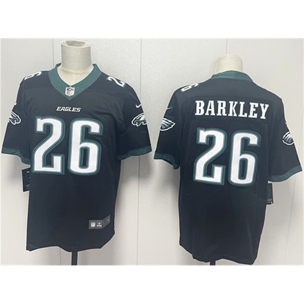 Philadelphia Eagles #26 Saquon Barkley Black 2024 New Vapor Untouchable Limited Football Stitched Jersey