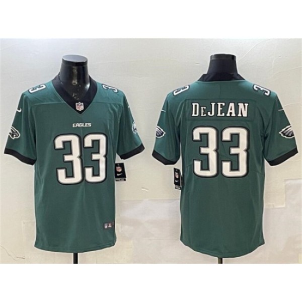 Philadelphia Eagles #33 Cooper DeJean Green 2024 New Vapor Untouchable Limited Football Stitched Jersey
