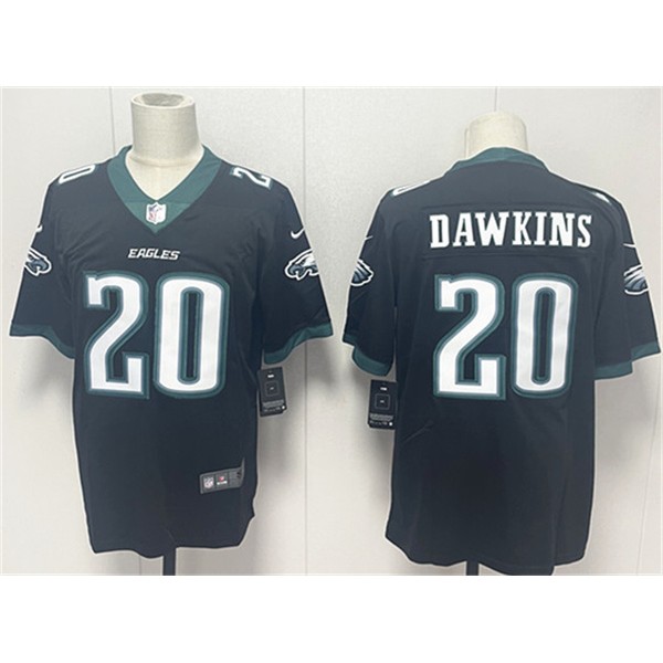 Philadelphia Eagles #20 Brian Dawkins Black 2024 New Vapor Untouchable Limited Football Stitched Jersey