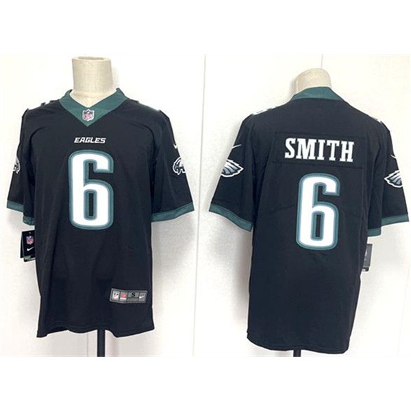 Philadelphia Eagles #6 DeVonta Smith Black 2024 New Vapor Untouchable Limited Football Stitched Jersey