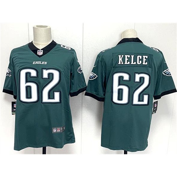 Philadelphia Eagles #62 Jason Kelce Green 2024 New Vapor Untouchable Limited Football Stitched Jersey