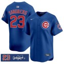 Chicago Cubs #23 Ryne Sandberg Royal 'Ryne Sandberg Tribute' Vapor Limited V3 Stitched Jersey