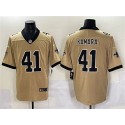 New Orleans Saints #41 Alvin Kamara Gold Alternate Vapor Limited Football Stitched Jersey
