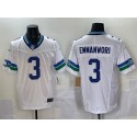 Seattle Seahawks #3 Nick Emmanwori White F.U.S.E. Throwback Vapor Limited Football Stitched Jersey