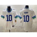 Seattle Seahawks #10 Cooper Kupp White F.U.S.E. Throwback Vapor Limited Football Stitched Jersey
