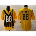 Pittsburgh Steelers #88 Pat Freiermuth Gold 1933 Throwback Alternate Football Stitched Game Jersey