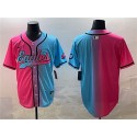 Philadelphia Eagles Blank Pink Blue Limited Stitched Jersey