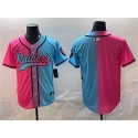 Las Vegas Raiders Blank Pink Blue Limited Stitched Jersey
