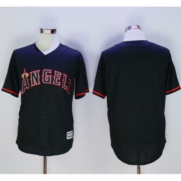 Angels Of Anaheim Blank Black New Cool Base Fashion Stitched Jersey