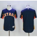 Astros Blank Navy Blue Flexbase Authentic Collection Stitched Jersey