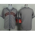 Astros Blank Grey Cool Base Stitched Jersey