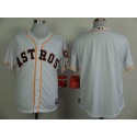 Astros Blank White Cool Base Stitched Jersey