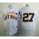 Astros #27 Jose Altuve White 1965 Turn Back The Clock Stitched Jersey