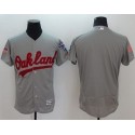Athletics Blank Grey Fashion Stars Stripes Flexbase Authentic Stitched Jersey