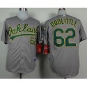 Athletics #62 Sean Doolittle Grey Cool Base Stitched Jersey