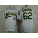 Athletics #62 Sean Doolittle White Cool Base Stitched Jersey