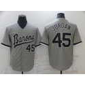 Birmingham Barons #45 Michael Jordan Gray Cool Base Stitched Jersey