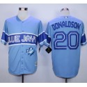 Blue Jays #20 Josh Donaldson Light Blue Exclusive New Cool Base Stitched Jersey