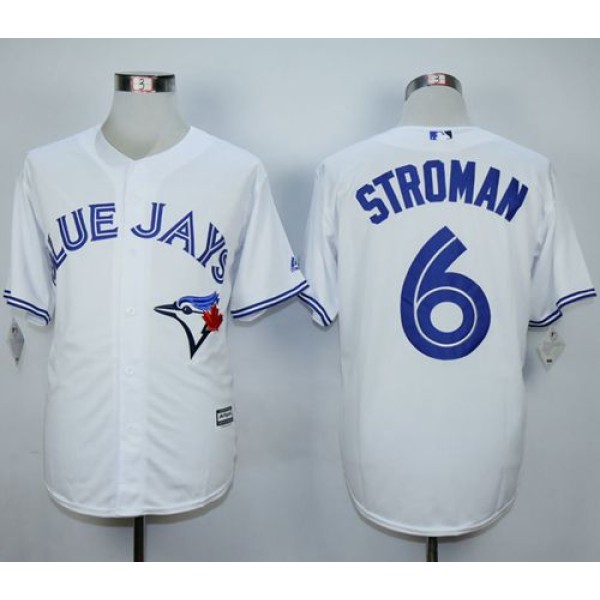 Blue Jays #6 Marcus Stroman White New Cool Base Stitched Jersey