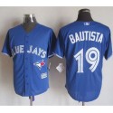 Blue Jays #19 Jose Bautista Blue New Cool Base Stitched Jersey