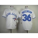 Blue Jays #36 Drew Hutchison White Cool Base Stitched Jersey