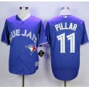 Blue Jays #11 Kevin Pillar Blue New Cool Base Stitched Jersey