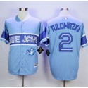 Blue Jays #2 Troy Tulowitzki Light Blue Exclusive New Cool Base Stitched Jersey